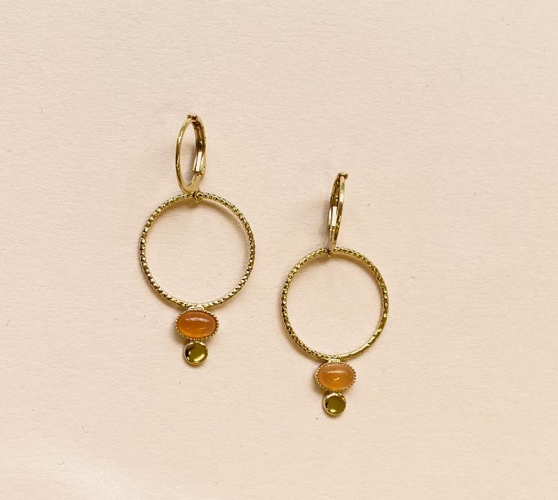 Boucles d'oreilles petite aime Mademoizelle Abeille