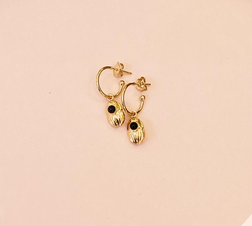 Boucles d'oreilles Leïla Mademoizelle Abeille