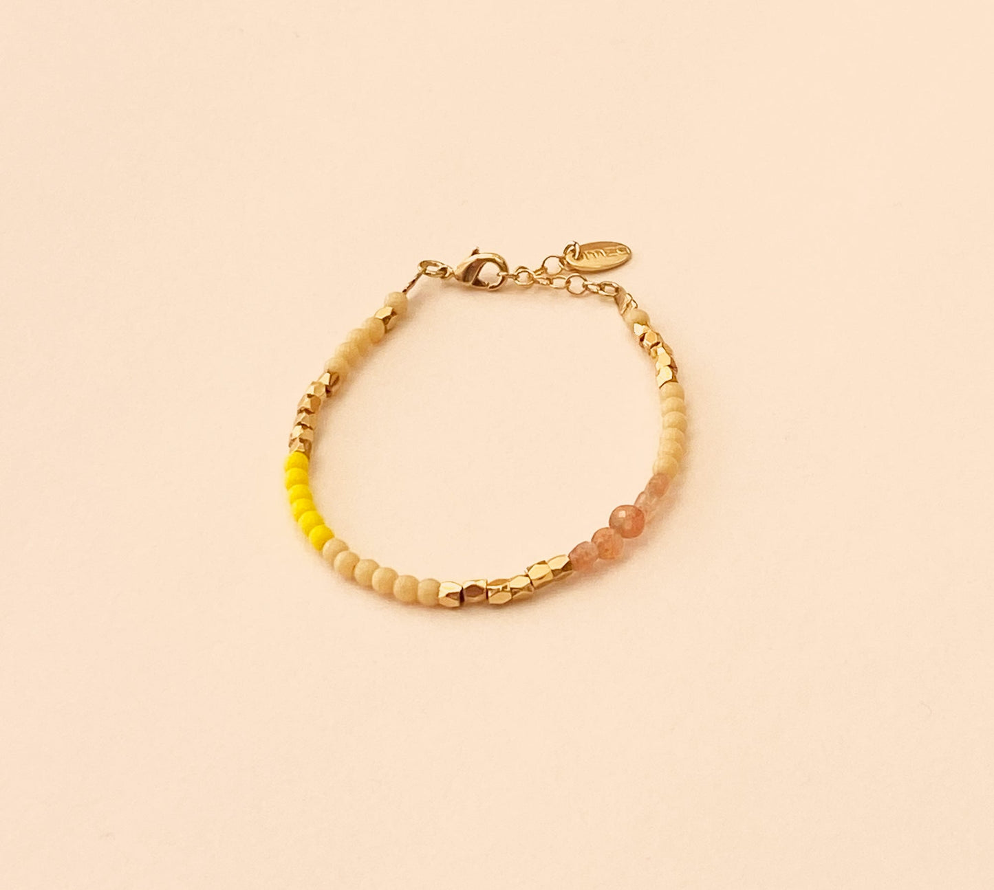 Bracelet Bruna jaune Mademoizelle Abeille