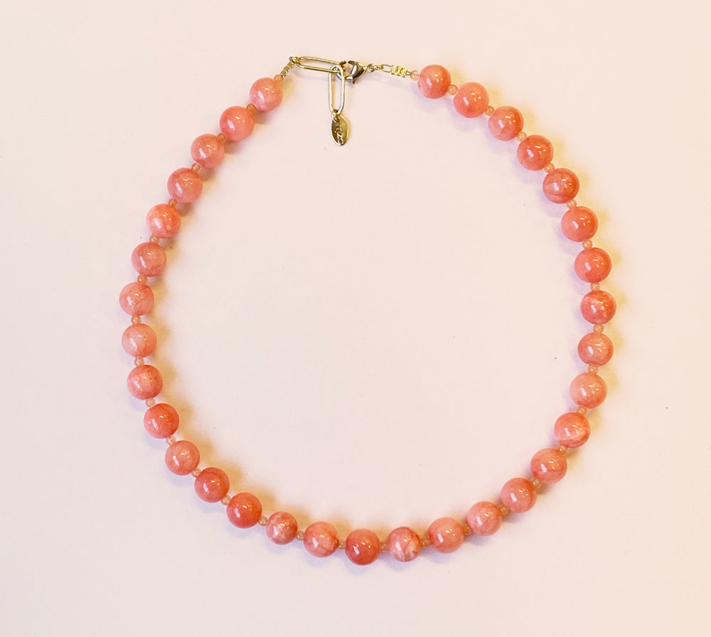 collier-bubble-rose-corail-mademoizelle-abeille-bijoux