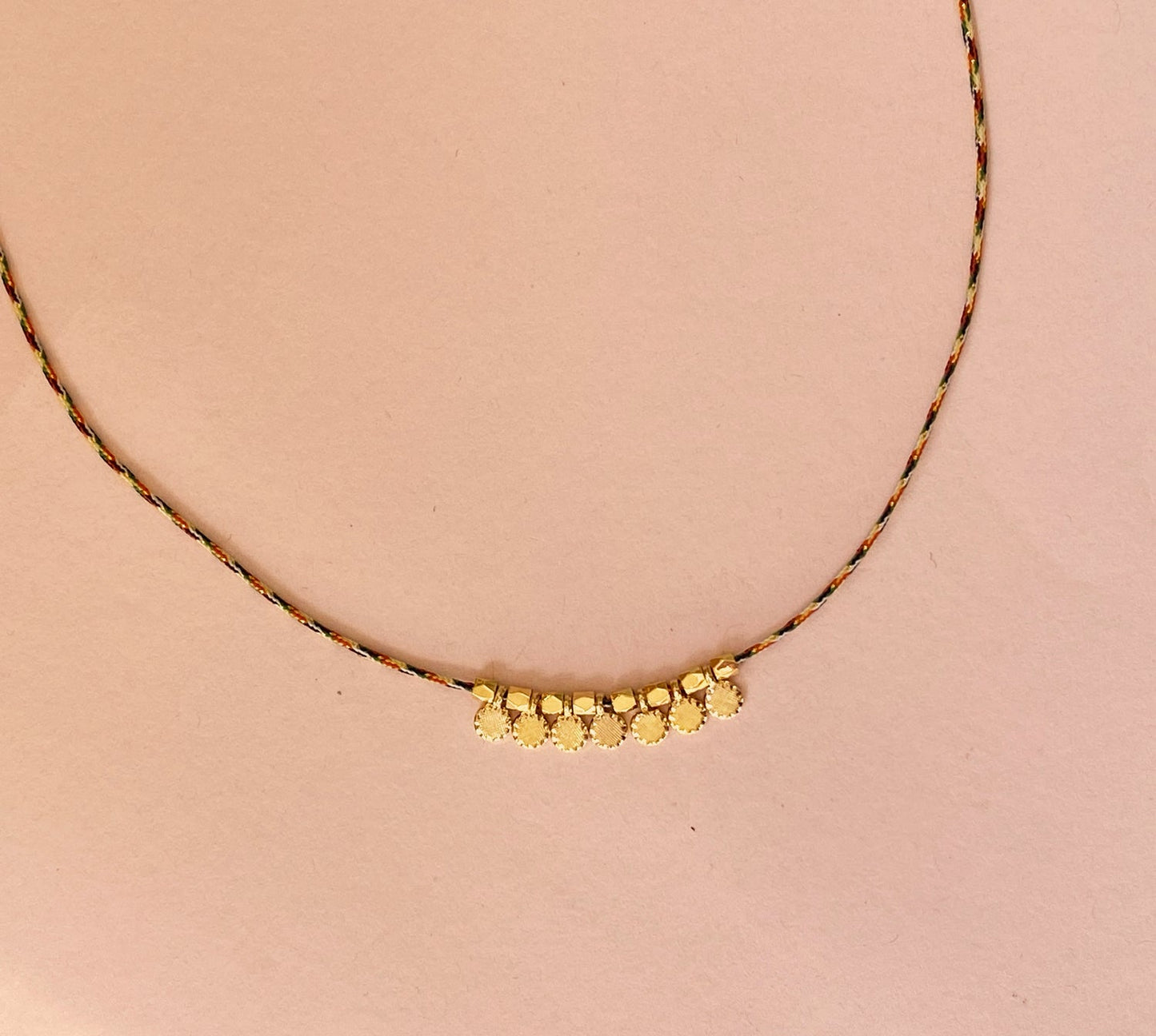 Collier summer Rose Mademoizelle Abeille