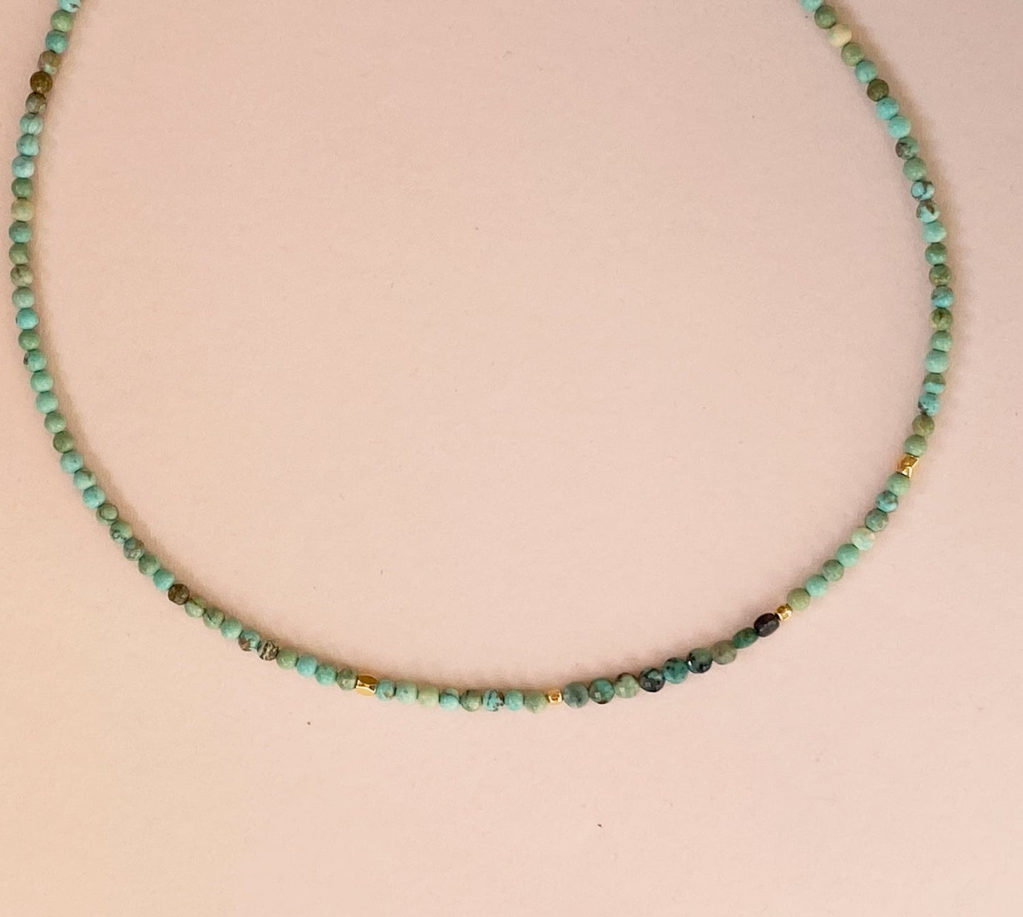 Collier Thelma jaspe bleue Mademoizelle Abeille