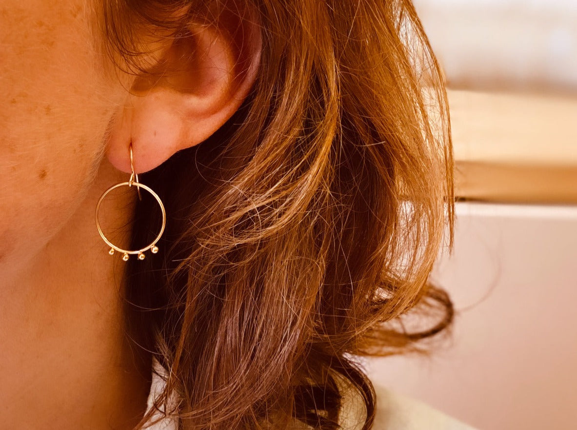 Boucles d'oreilles Petite Lily Mademoizelle Abeille