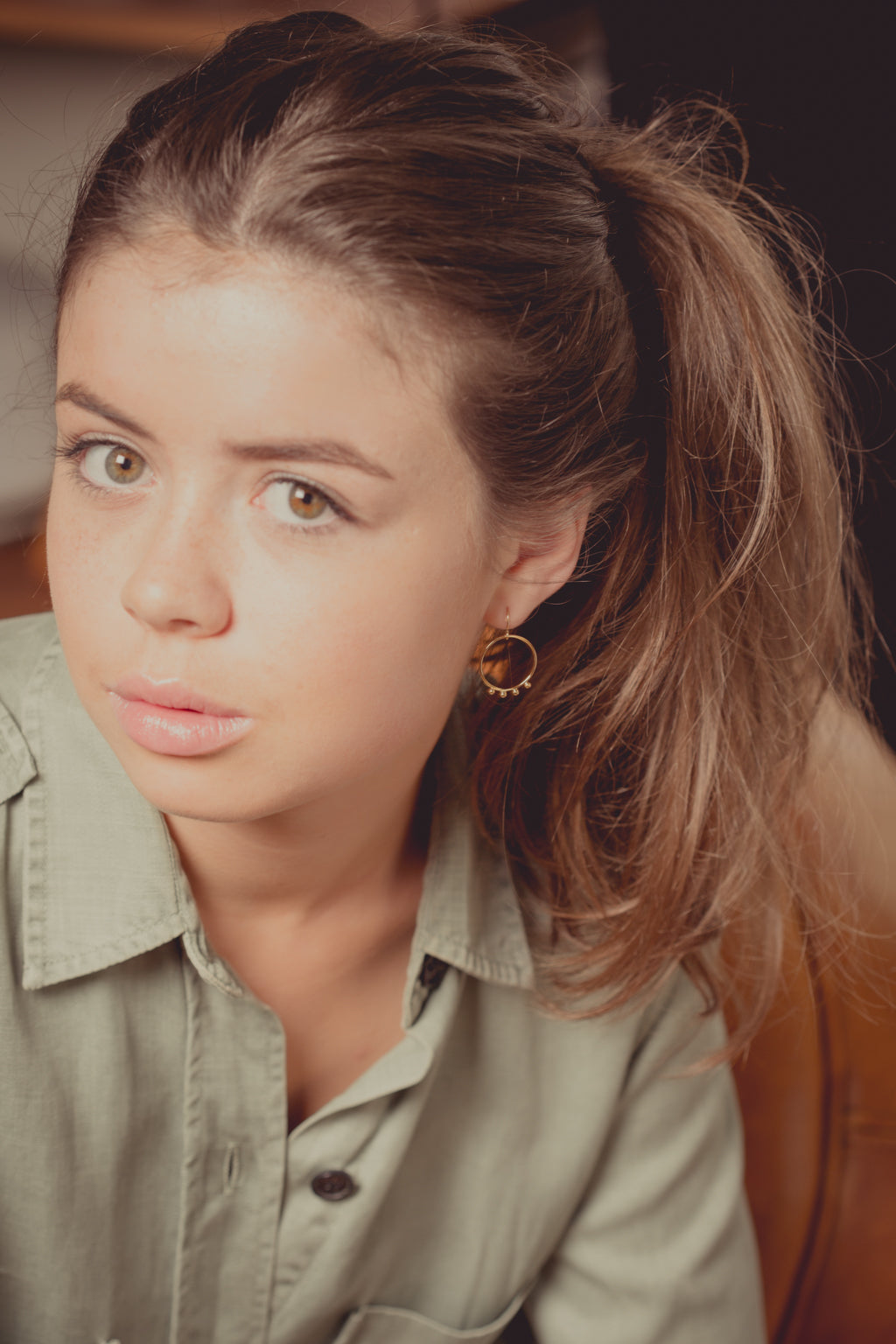 Boucles d'oreilles Petite Lily Mademoizelle Abeille