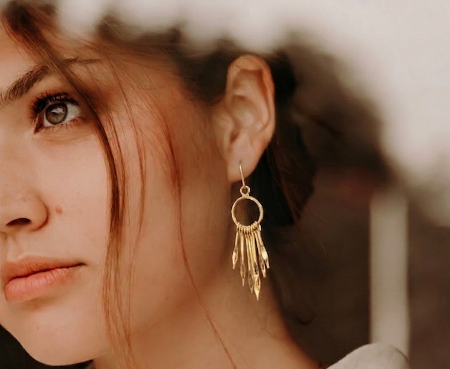 Boucles d'oreilles Indie Mademoizelle Abeille
