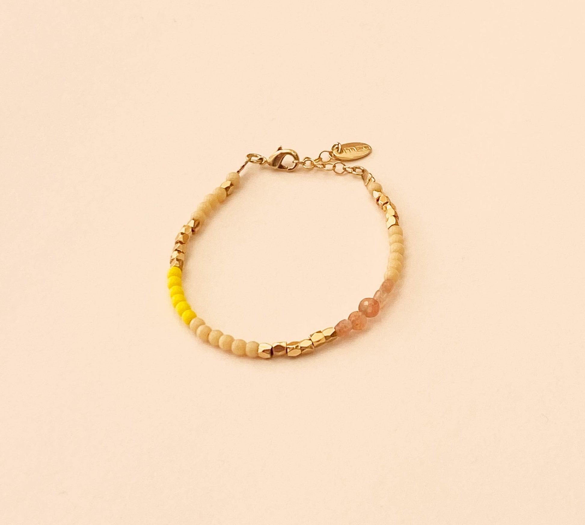 Bracelet Bruna jaune Mademoizelle Abeille