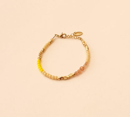 Bracelet Bruna jaune Mademoizelle Abeille