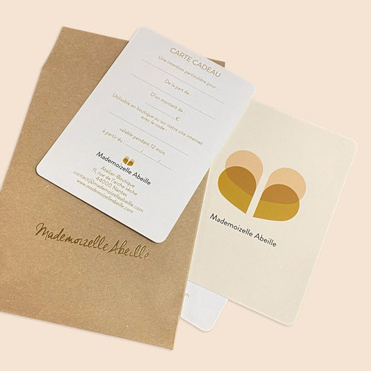 E-CARTE CADEAU Mademoizelle Abeille